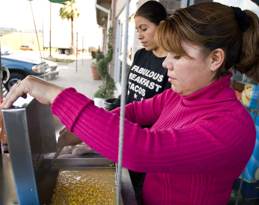 Fuel City corn Lady For 2.50, you can get a cup of fresh … Flickr