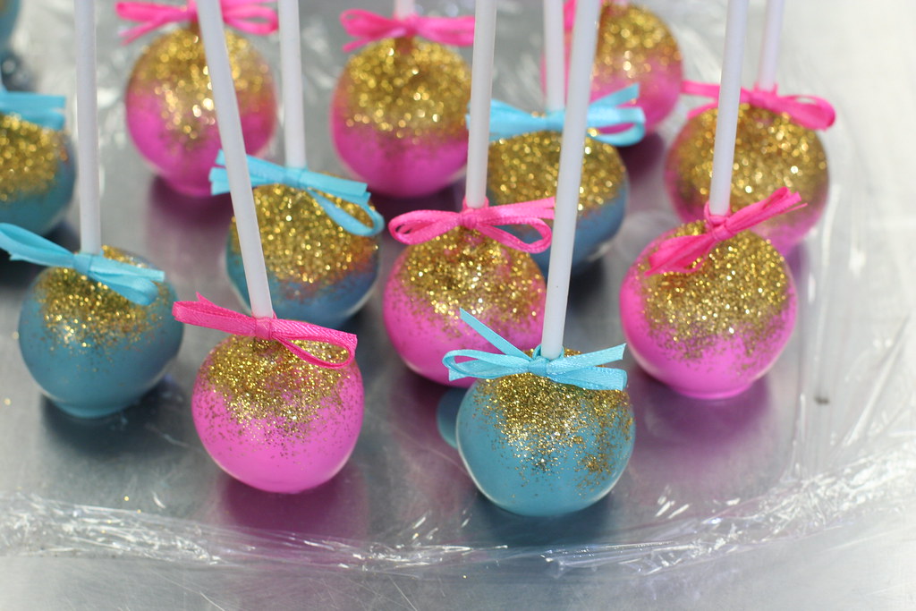 Glitter Cake Pops Sweet Lauren Cakes Flickr
