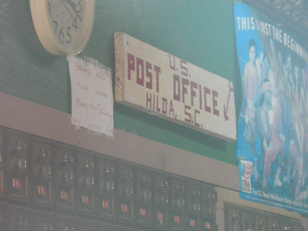 Hilda, South Carolina 29813 Post office is located inside … Flickr