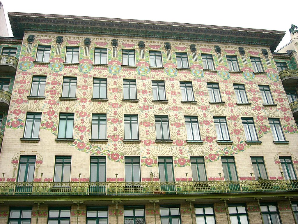 Otto Wagner Majolica House, 189899 a photo on Flickriver