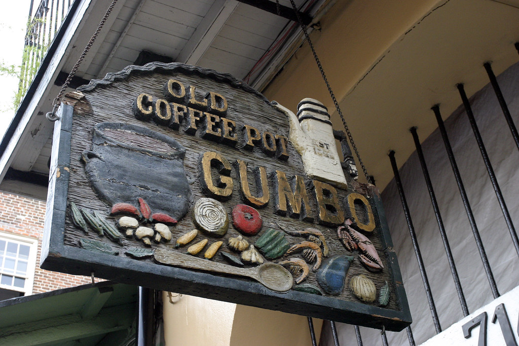 Old Coffee Pot Gumbo sign Old Coffee Pot Gumbo sign Flickr