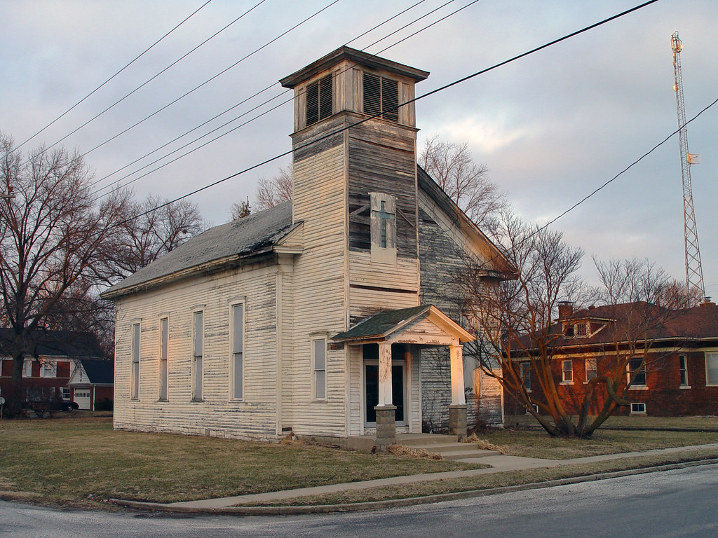 Auburn IL Abandoned Church, Northeast Corner Sixth and J… Flickr