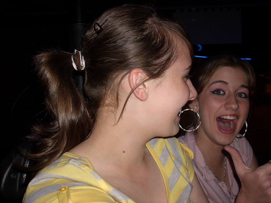 Fee + Amber On the dogems D i was taking pics while movin… Flickr