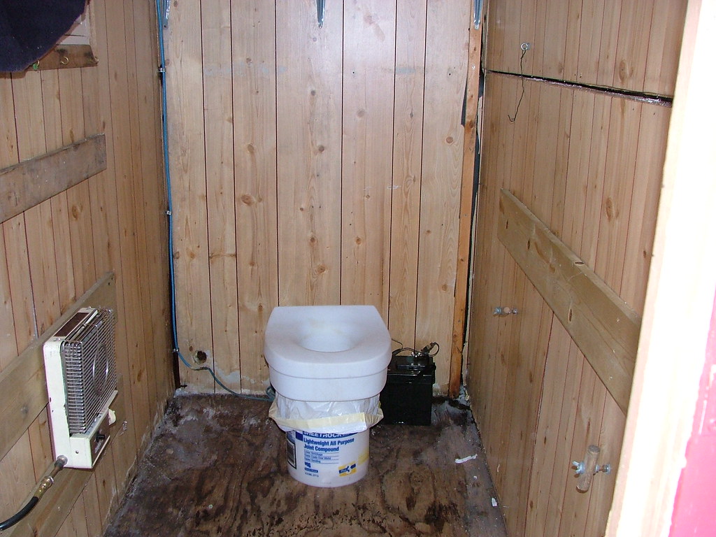 Ice fishing on Mille Lacs Heated outhouse davef3138 Flickr