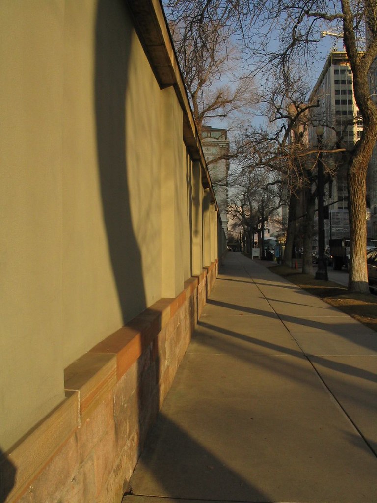 Temple Square Wall, Salt Lake City, Utah Temple Square is … Flickr