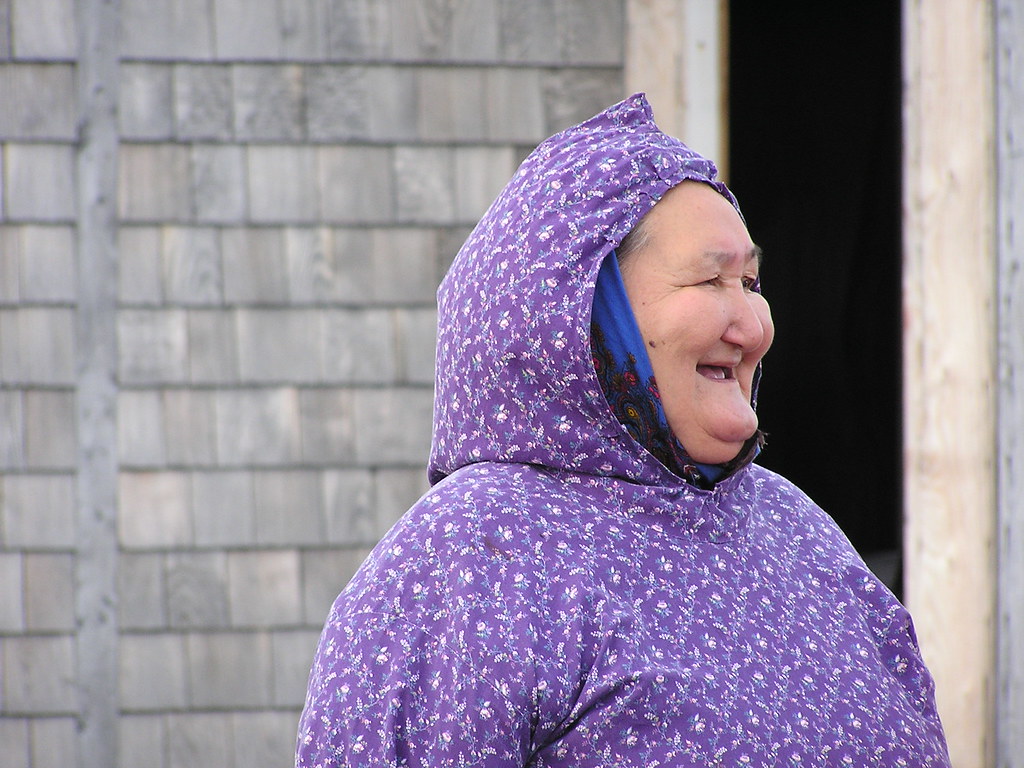 Alice, an Elder from Aklavik NWT Alice laughs at the child… Flickr