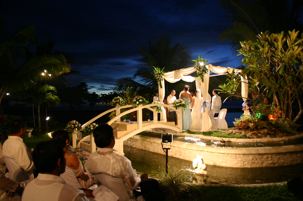 Wedding at Palmas Del Mar Garden wedding at Palmas Del
