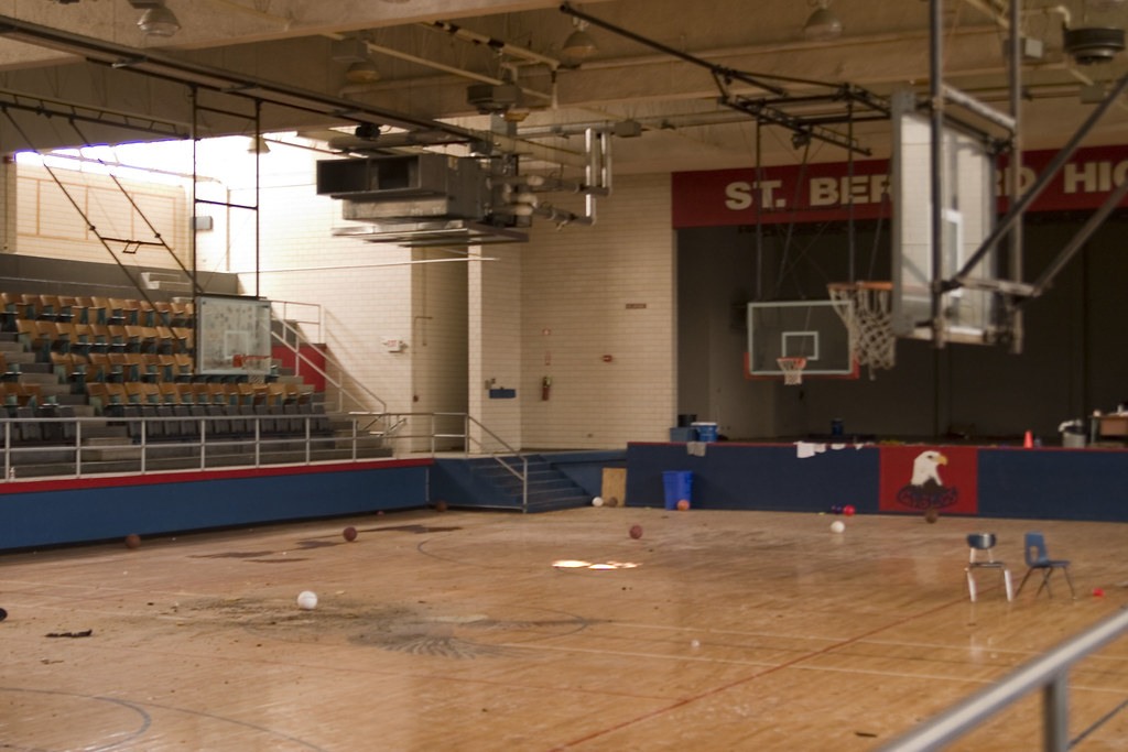 Gym We had been told the evacuees were in the gym, but rea… Flickr