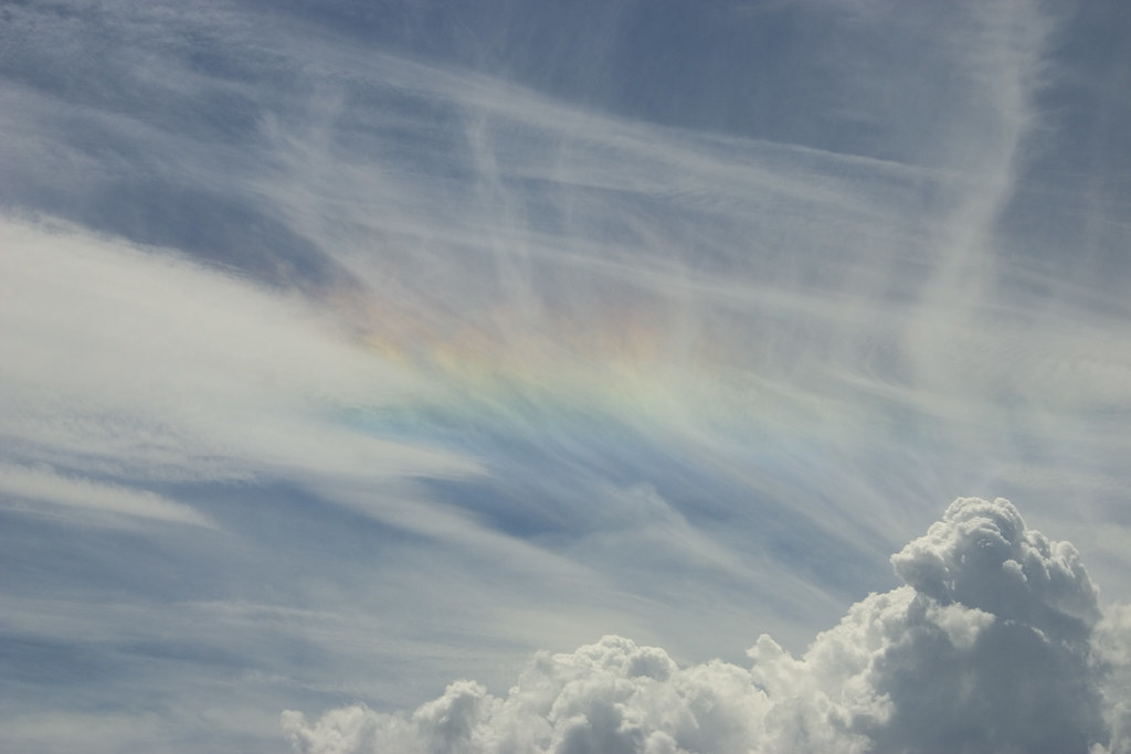 partial rainbow As we drove up the winding road that Flickr