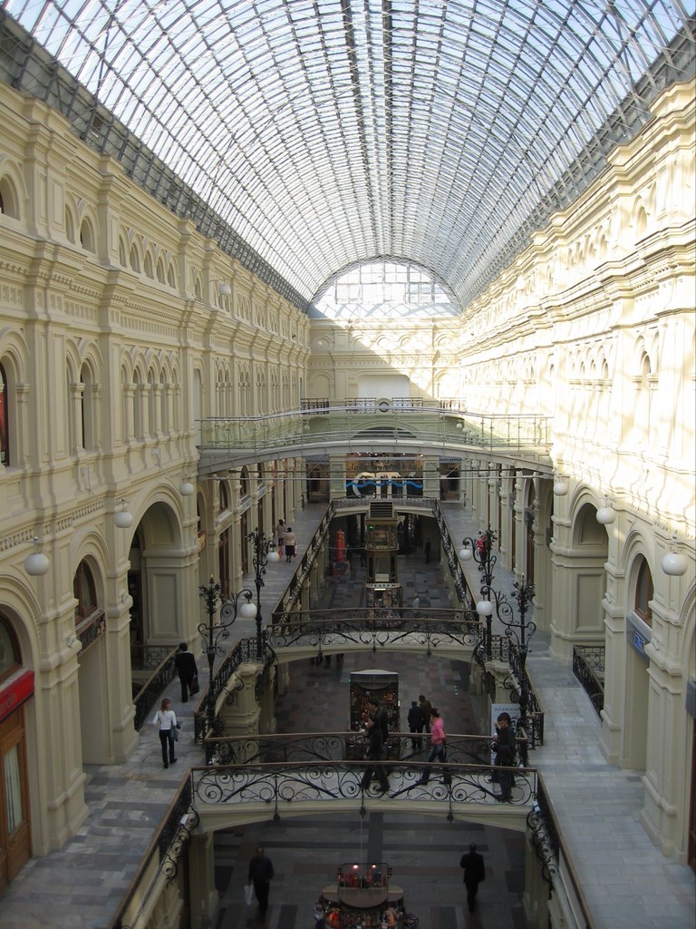 GUM shopping mall This building was created in the 1800s a… Flickr