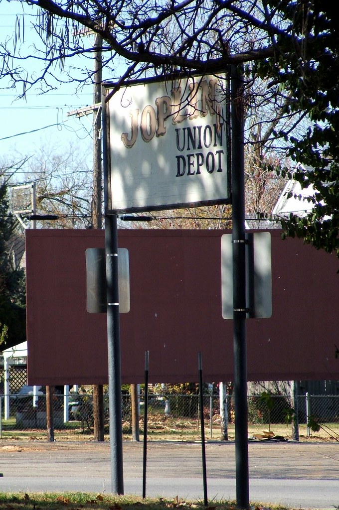 Joplin Depot The sign at the entrance to the Joplin Union … Flickr
