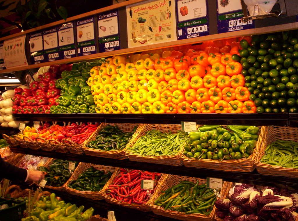 Peppers in the Produce Department, Whole Foods on Union Sq… Flickr