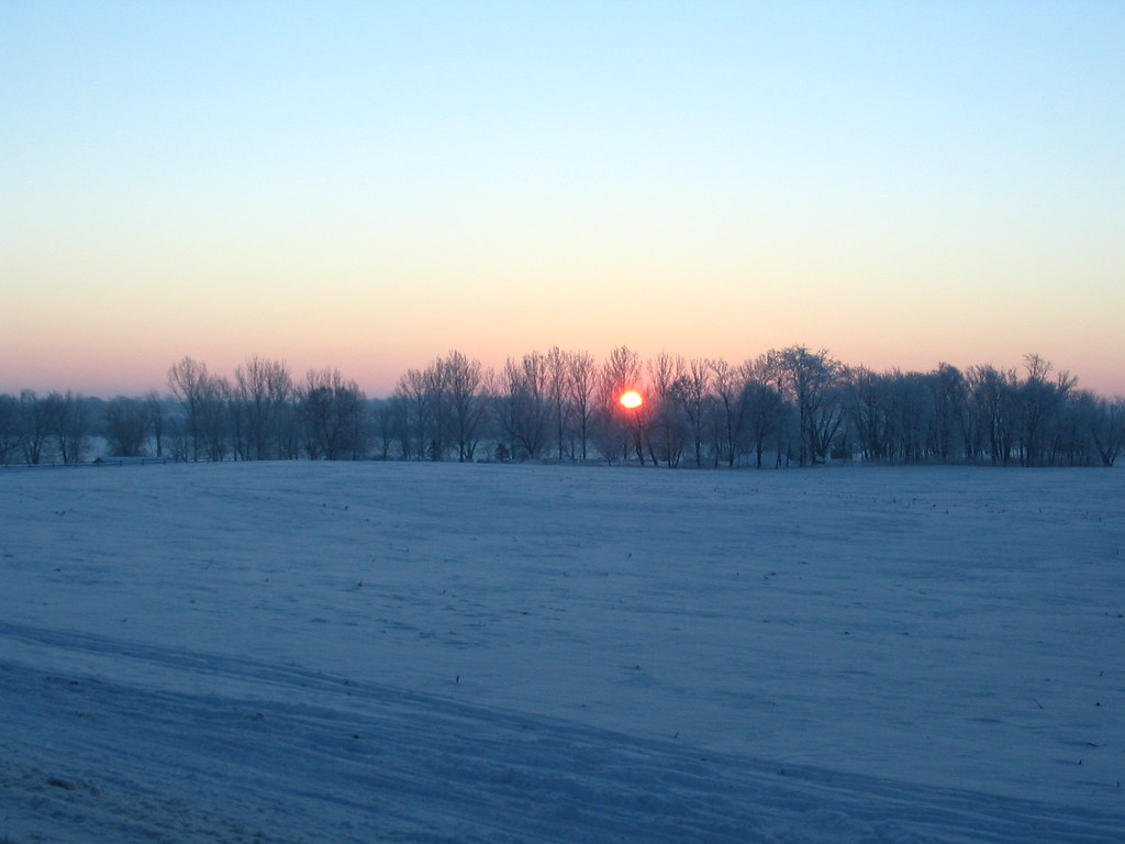 Country sunrise Minnesota in winter paul Flickr