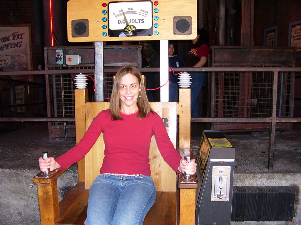 it's electric it's a toy electric chair. only in texas (an… Flickr