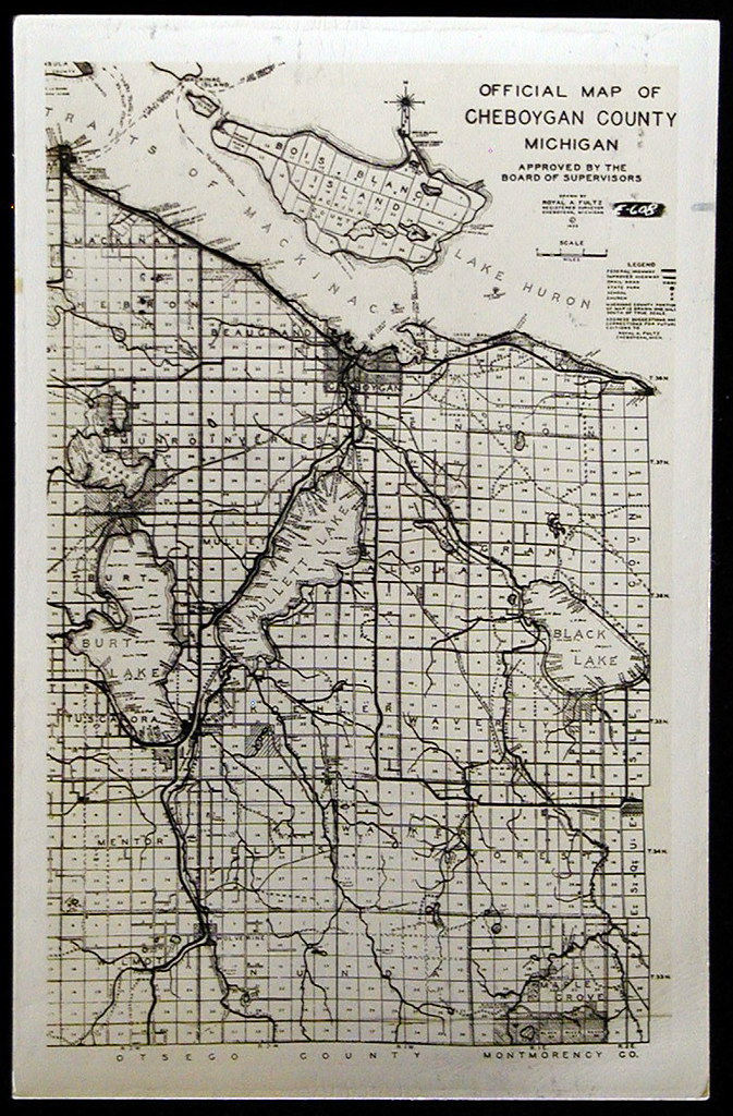 Sheboygan County Plat Map CHEBOYGAN COUNTY Map Card CHEBOYGAN COUNTY Map Card Flickr