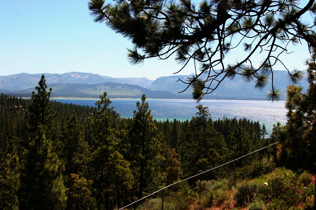View of Lake Tahoe from Zephyr Cove, Nevada Lake Tahoe is … Flickr