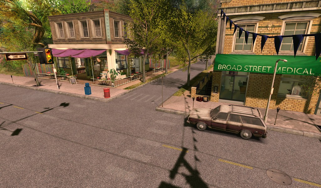 Crestwick Street Crestwick Island in Second Life. A small … Flickr