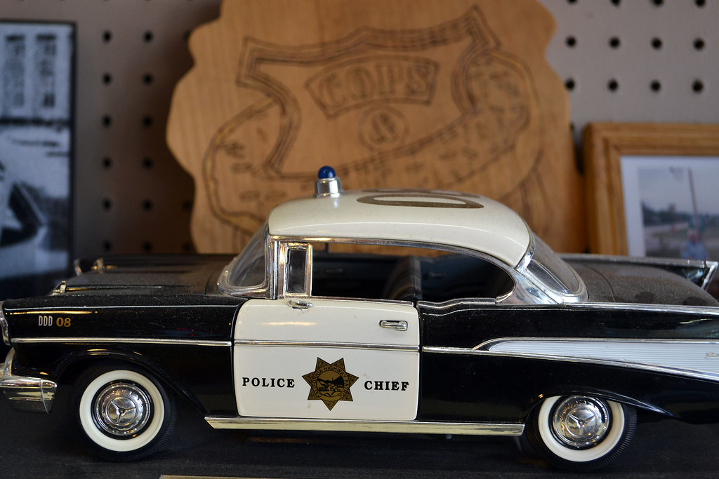 Vintage Police Car in Clare, Michigan. warmheartcold Flickr