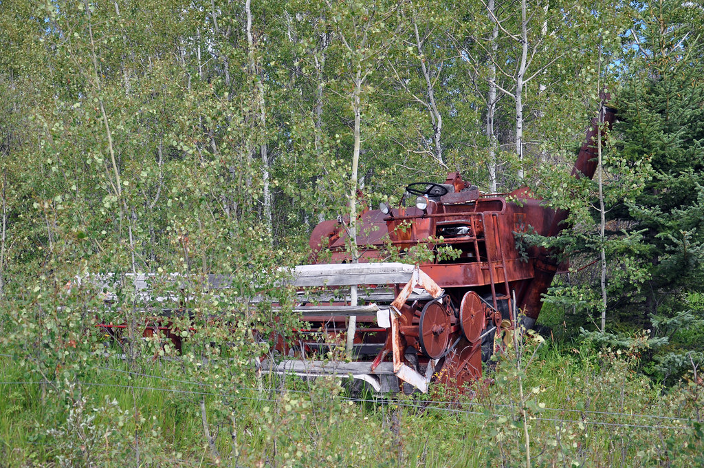Abandoned Combine Worsley, Alberta SD P Flickr