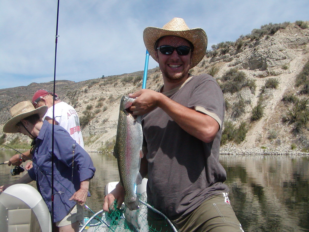 P1010244 Fishing on the Columbia River, Rufus Woods t stout Flickr