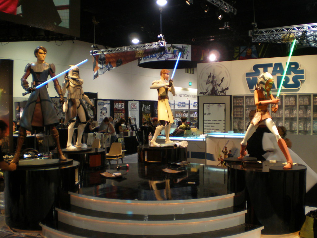 Lifesize Clone Wars Statues The Star Wars Pavilion exhibi… Flickr