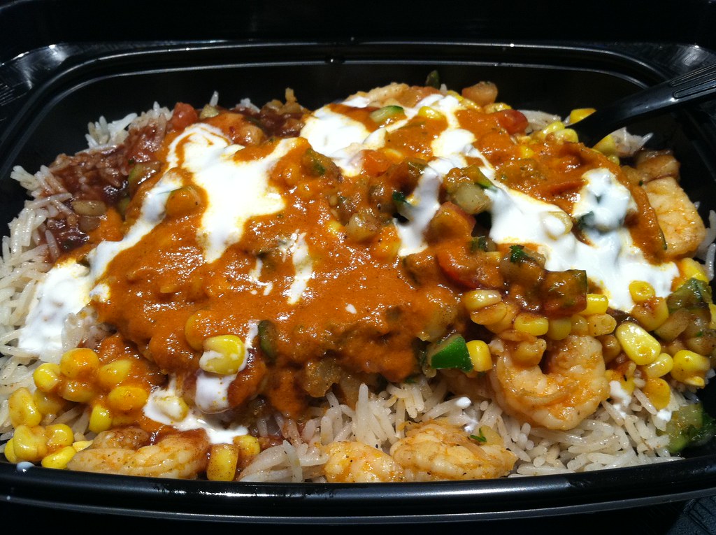 Merzi Rice Bowl with Shrimp Rice bowl from Merzi at 415 7t… Flickr