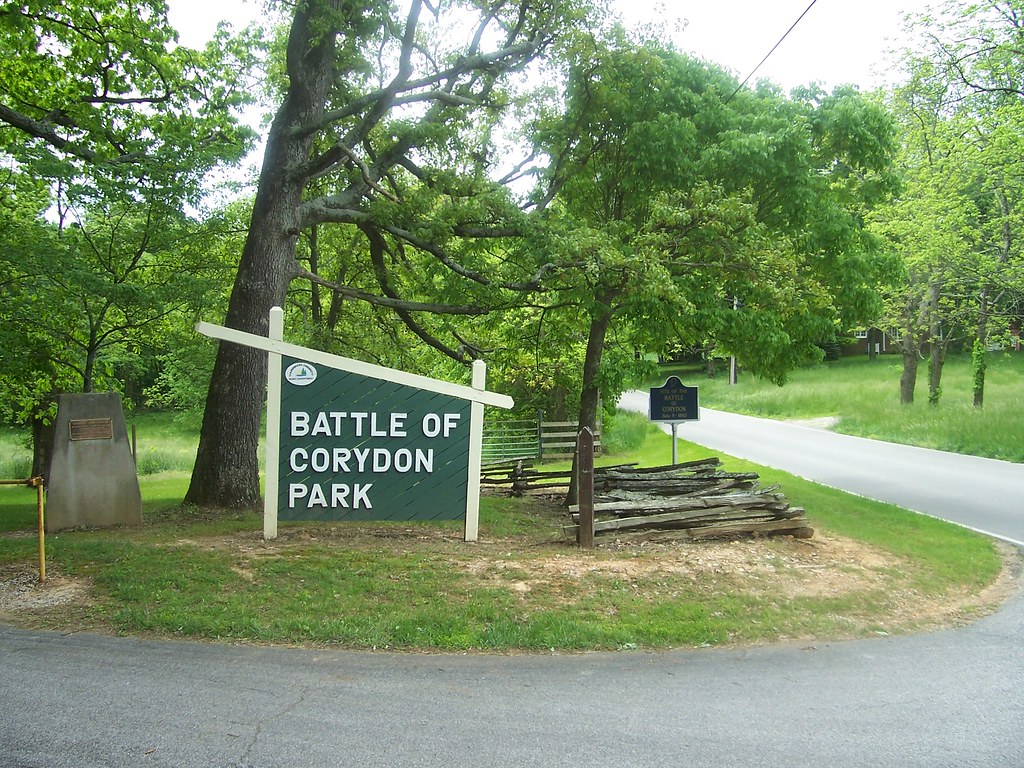 Entrance to Battle of Corydon Park www.corydonbattlepark.c… Flickr