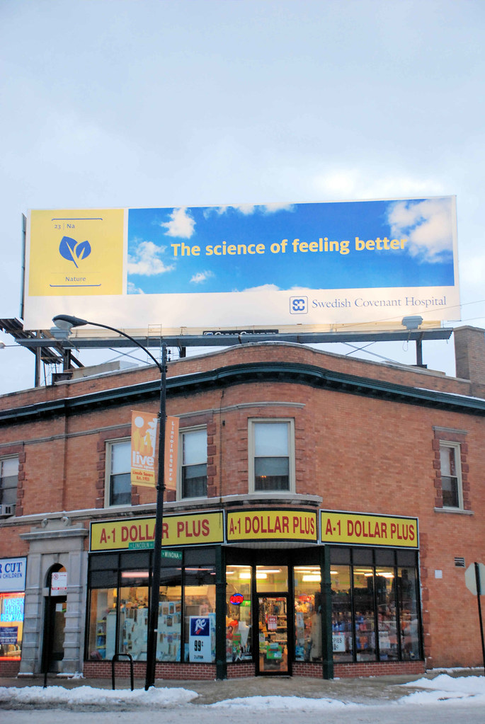 Winona Street Dollar Store I like the contrast between the… Flickr