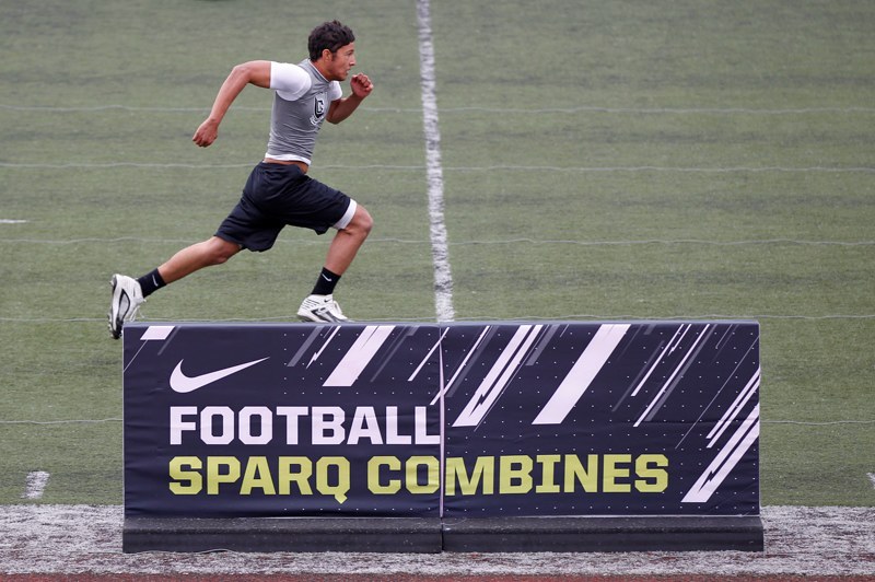 Oakland NIKE FOOTBALL SPARQ COMBINE 2011 Action Flickr