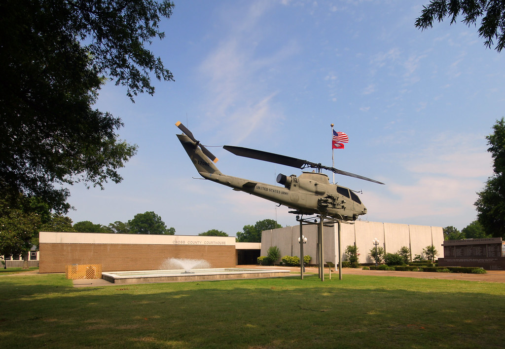 Cross County Courthouse Wynne, Arkansas 1969 robert e weston jr
