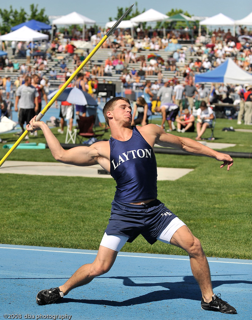 Javelin thrower From the 2008 Utah 5A State Track and Fiel… Flickr