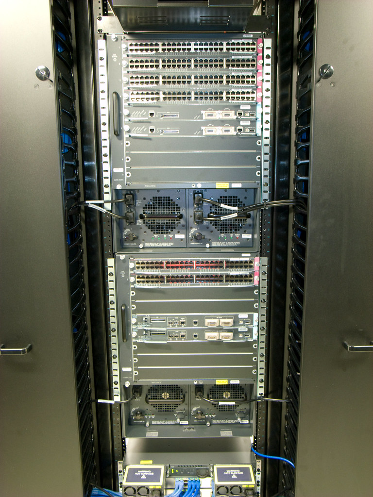 Cisco 6509E's A picture before it gets lost in all the pa… Flickr
