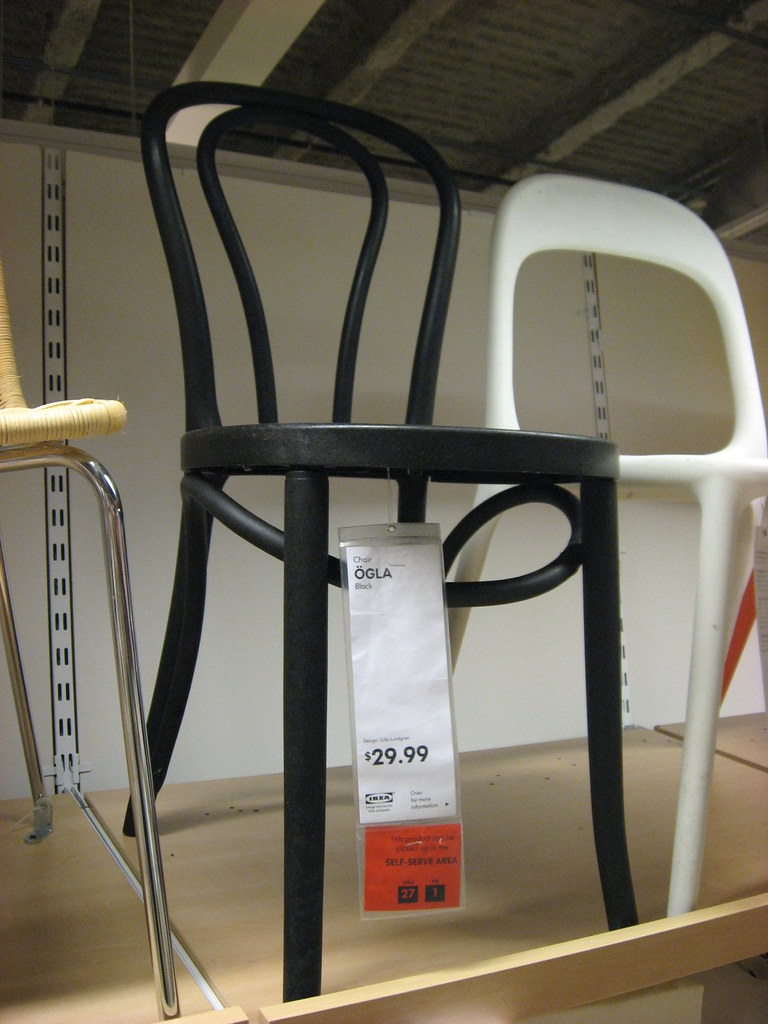 IKEA recycled plastic version of bentwood chair Flickr