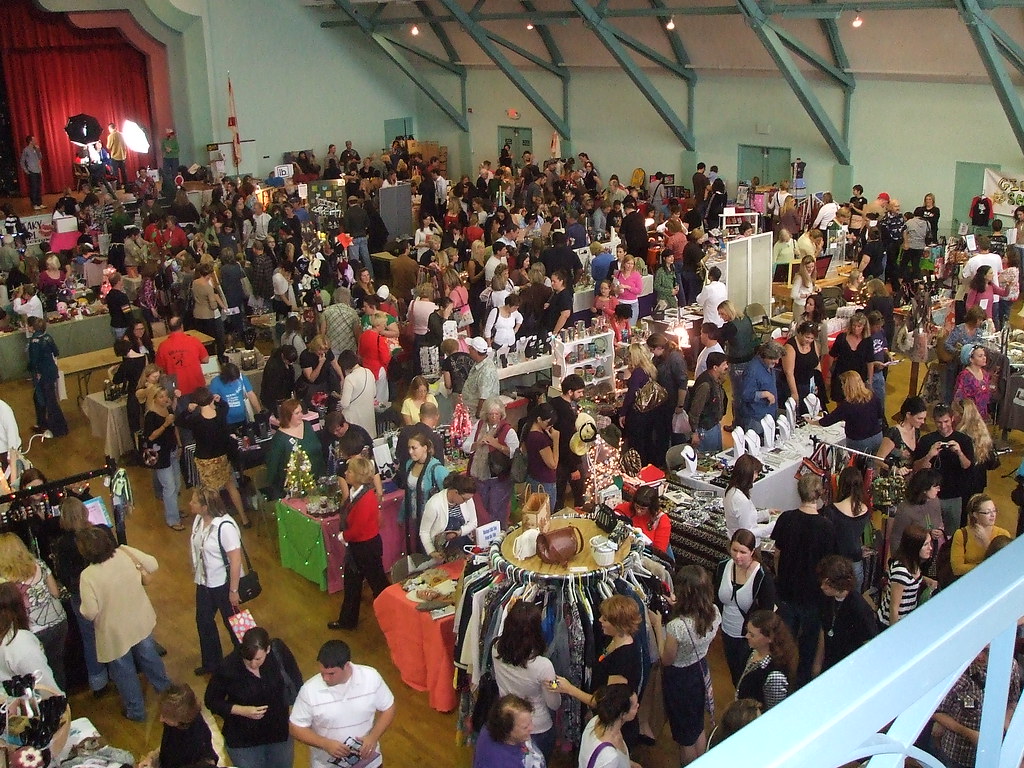 Atomic Holiday Bazaar Dan took this shot from the balcony … Flickr