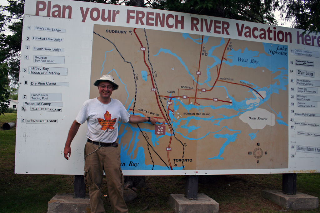 The French River Map a photo on Flickriver