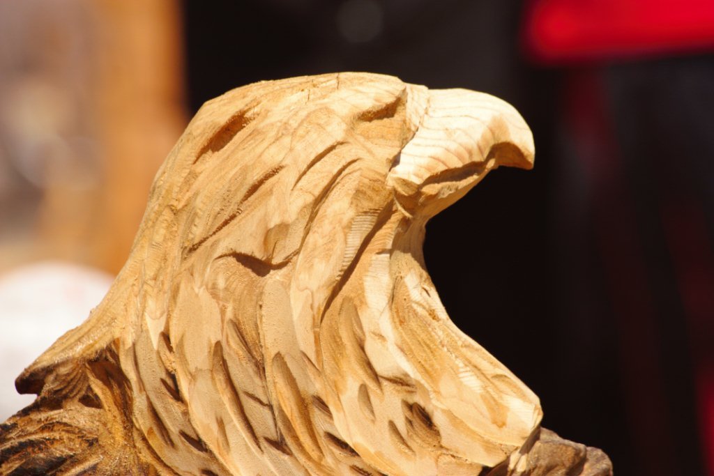 Bald Eagle This was one of the sculptures at the Sand and … Flickr