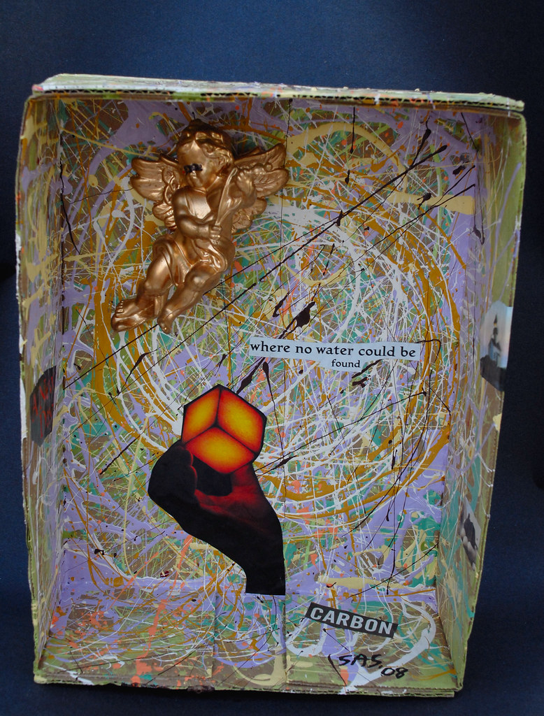 No Water Cardboard Box Assemblage 10 1/4 x 14 x 4 in. Ac… Flickr