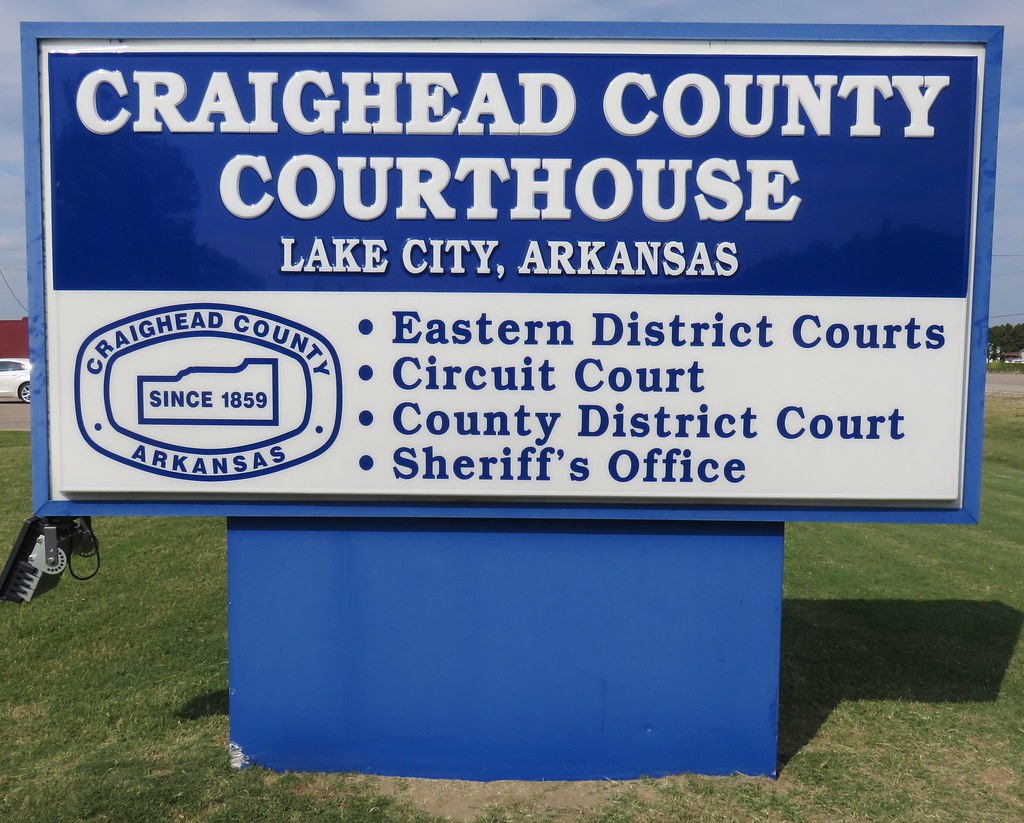 Craighead County Courthouse Sign (Lake City, Arkansas) Flickr