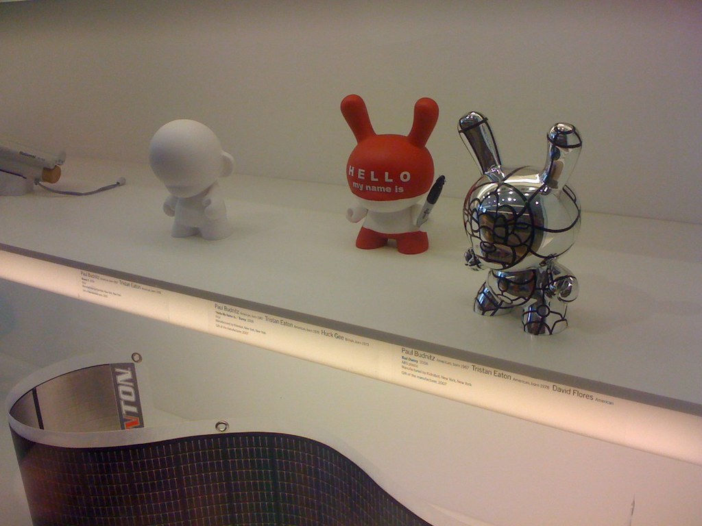 kidrobot dunny and munny, moma, nyc Emily Chang Flickr