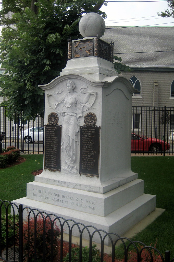 NJ Union City Juan Pablo Duarte Park World War Monument a photo