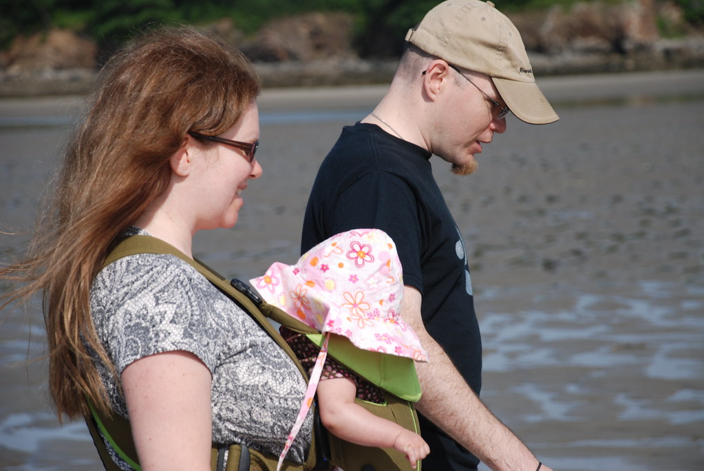 Higgins Beach Taking a walk on the beach at low tide. Joe