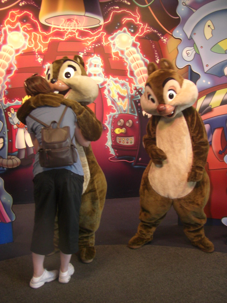 hugging Chip while Dale waits his turn CIMG9932