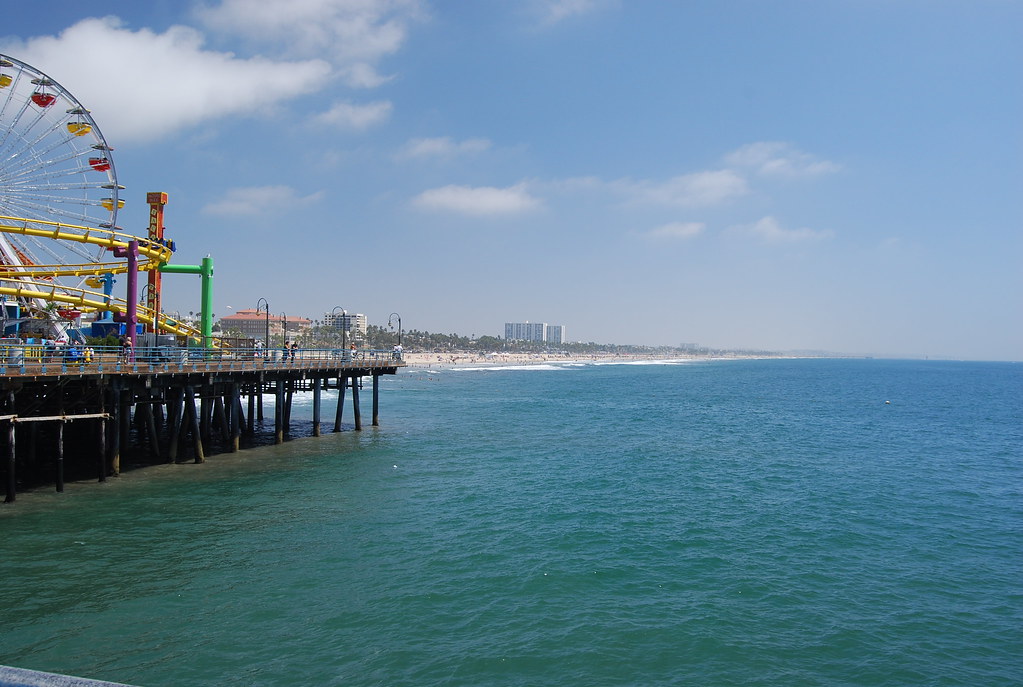 Santa Monica Pier, LA Pauline Strong Flickr
