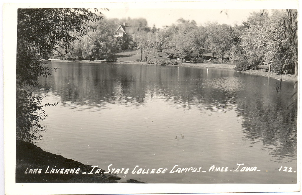 Ames IA RPPC Lake LaVerne from The Iowa State University C… Flickr
