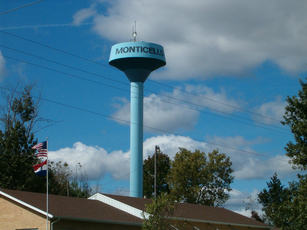 Water Tower Monticello Mo. John Nicolas Flickr