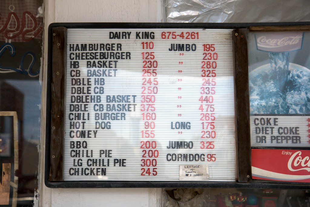 (Selfproclaimed?) dairy king in Commerce, OK Marcin Wichary Flickr