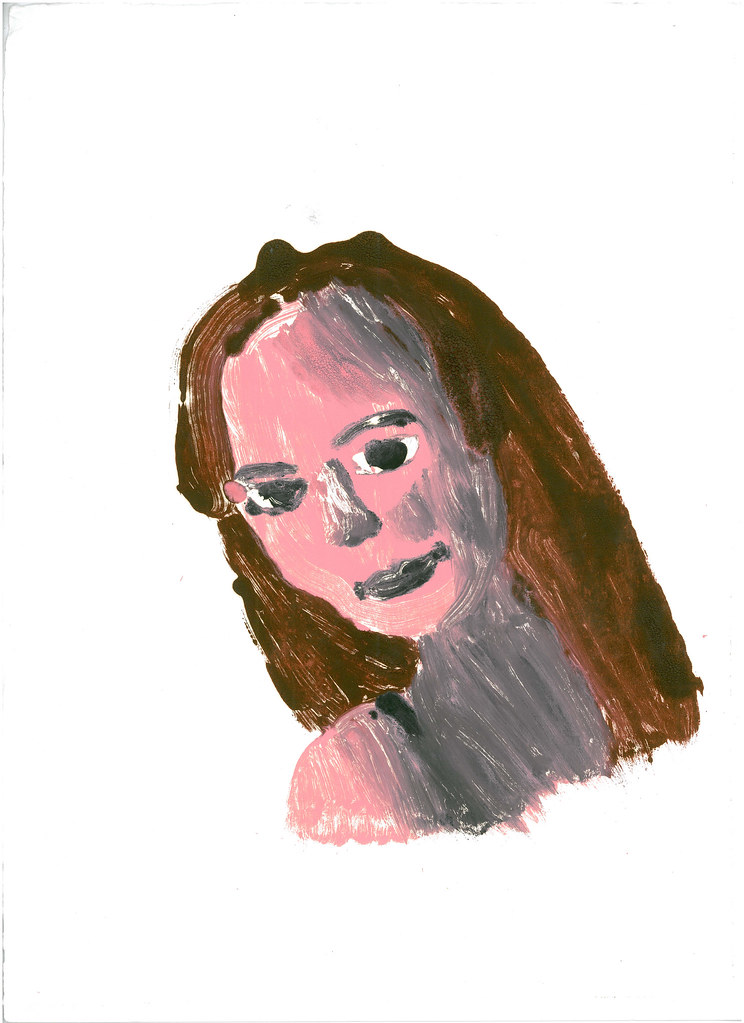 Oil Paint on Plexiglass Pressed Painting I made these duri… Flickr