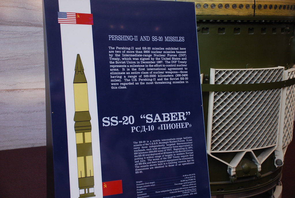 SS20 Saber Missile Soviet missile at National Air and Spa… Flickr