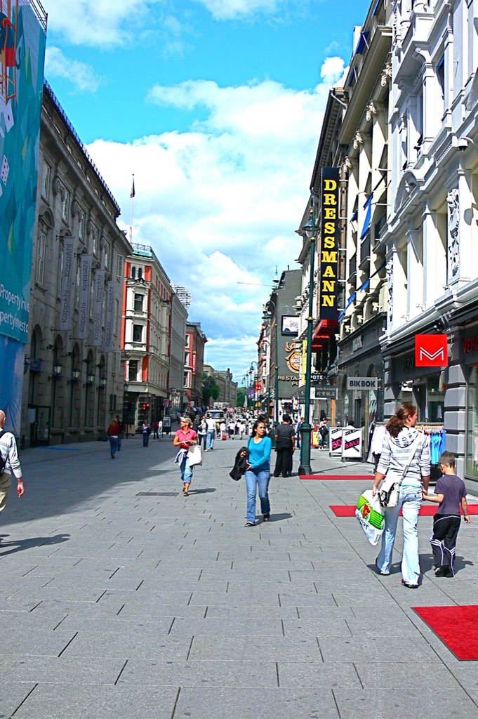 Oslo 08 Oslo Main Shopping Street Nicholas Ng Flickr