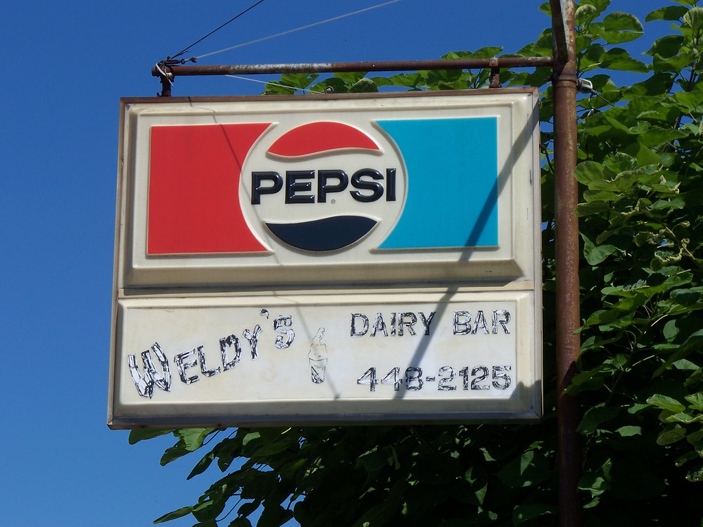 OH Bradford Weldy's Dairy Bar Pepsi sign for Weldy's Dai… Flickr